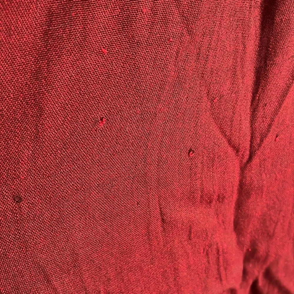 red & orange 100% pashmina